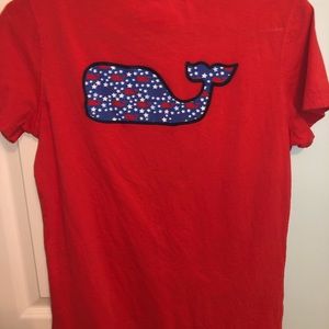 XS Red white and blue Vineyard Vines T shirt